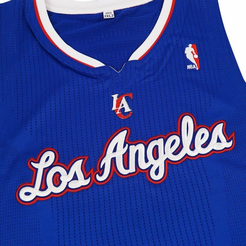 LAC On-Court Team Issued Pro Cut Blue Jersey