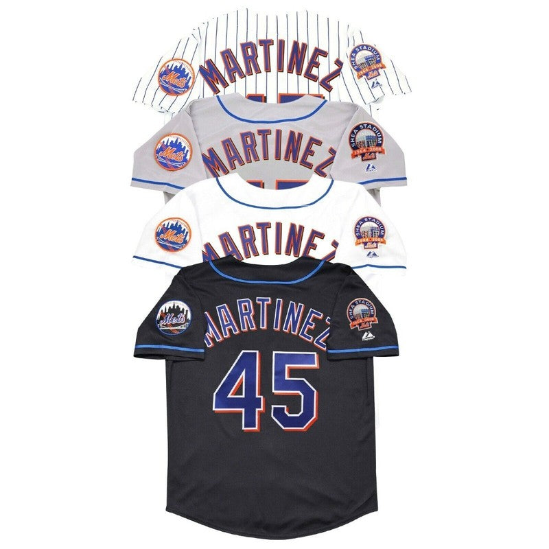 Pedro Martinez 2008 New York Mets 2008 Baseball jersey retro stitched fan gear RTJ02204