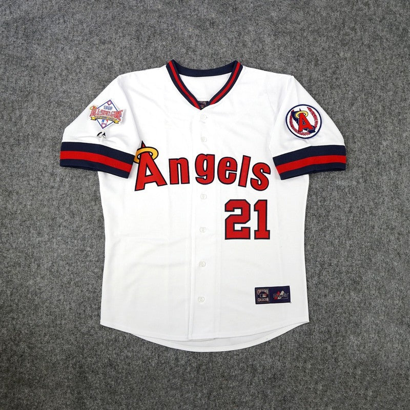 Wally Joyner California Angels 1989 Baseball jersey retro stitched fan gear RTJ02257