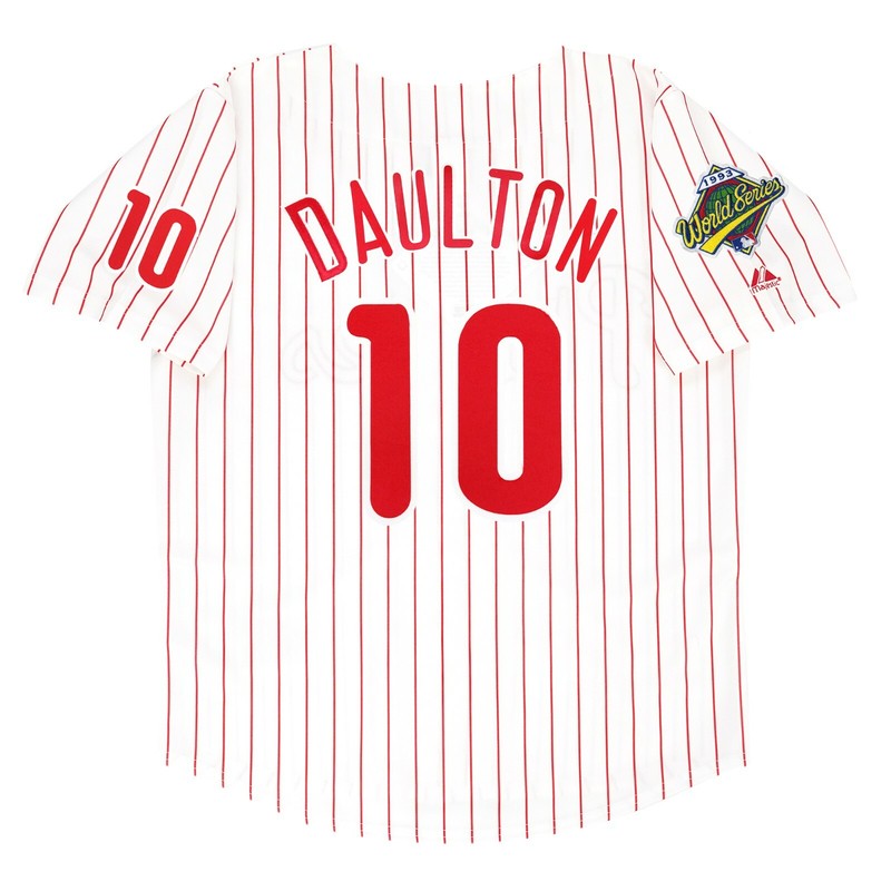 Darren Daulton 1993 Philadelphia Phillies 1993 Baseball jersey retro stitched fan gear RTJ02264