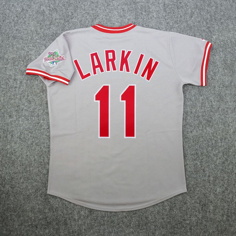 Barry Larkin 1990 Cincinnati Reds 1990 Baseball jersey retro stitched fan gear RTJ02080