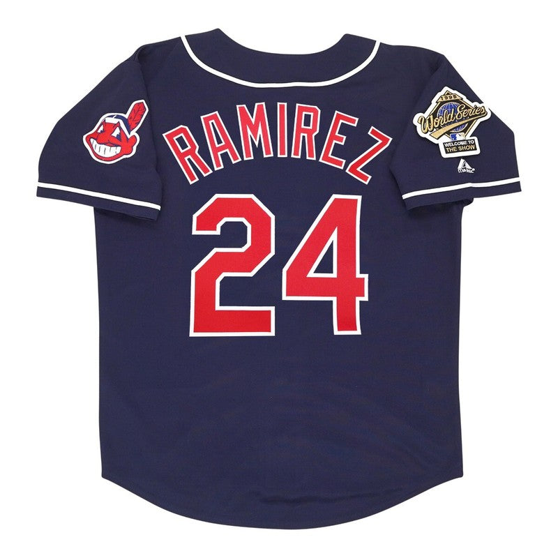 Manny Ramirez 1995 Cleveland Indians 1995 Baseball jersey retro stitched fan gear RTJ02291
