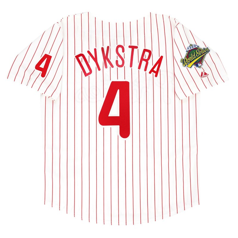 Lenny Dykstra 1993 Philadelphia Phillies 1993 Baseball jersey retro stitched fan gear RTJ02049