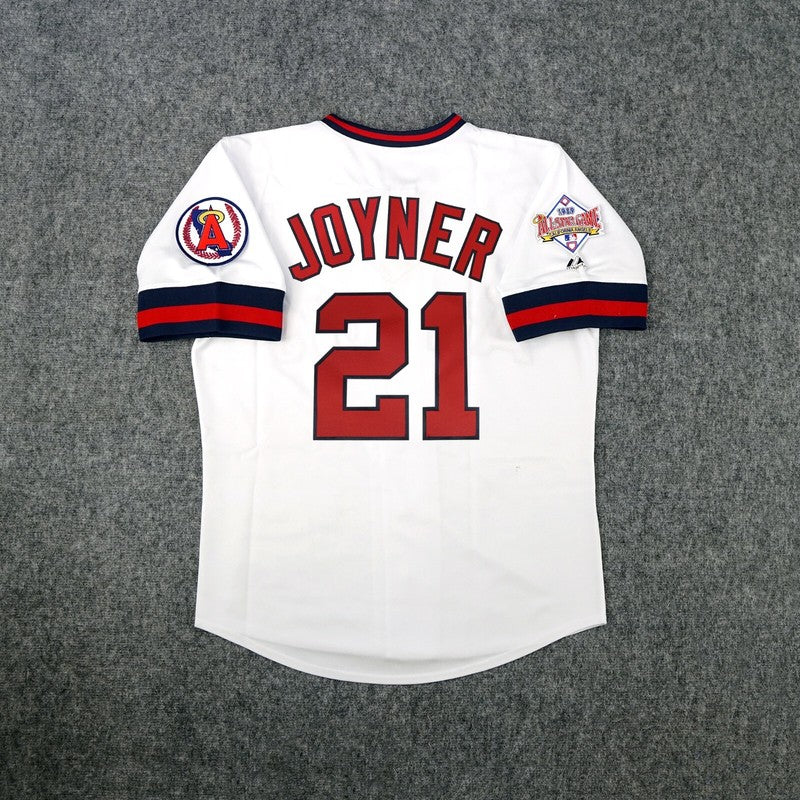 Wally Joyner California Angels 1989 Baseball jersey retro stitched fan gear RTJ02257