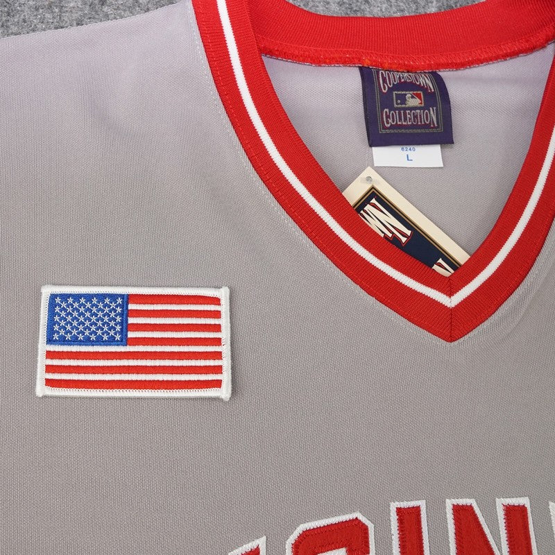 KG Sr 1990 CR WS Grey Cooperstown Jersey