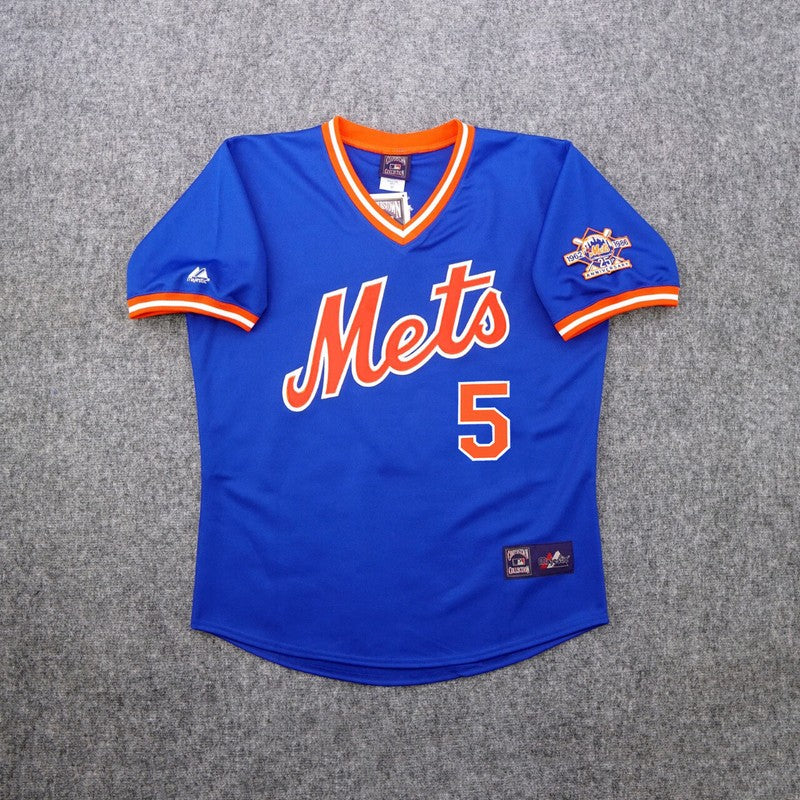 DW 1986 NYM Alternate Blue 25th Cooperstown Jersey