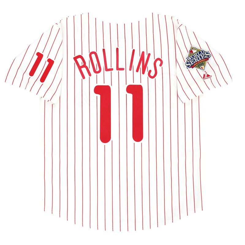 Jimmy Rollins 2008 Philadelphia Phillies 2008 Baseball jersey retro stitched fan gear RTJ02285