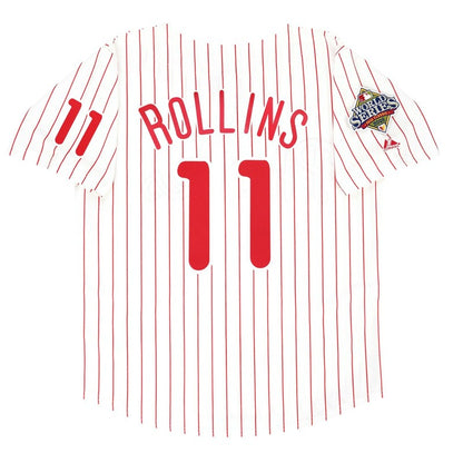 Jimmy Rollins 2008 Philadelphia Phillies 2008 Baseball jersey retro stitched fan gear RTJ02285