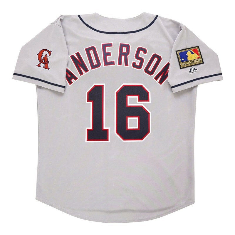 GA 1994 CA Grey Road Jersey 125th Patch