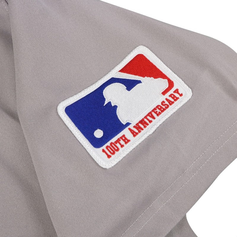 C1 Cooperstown Grey Road Jersey 100th Patch
