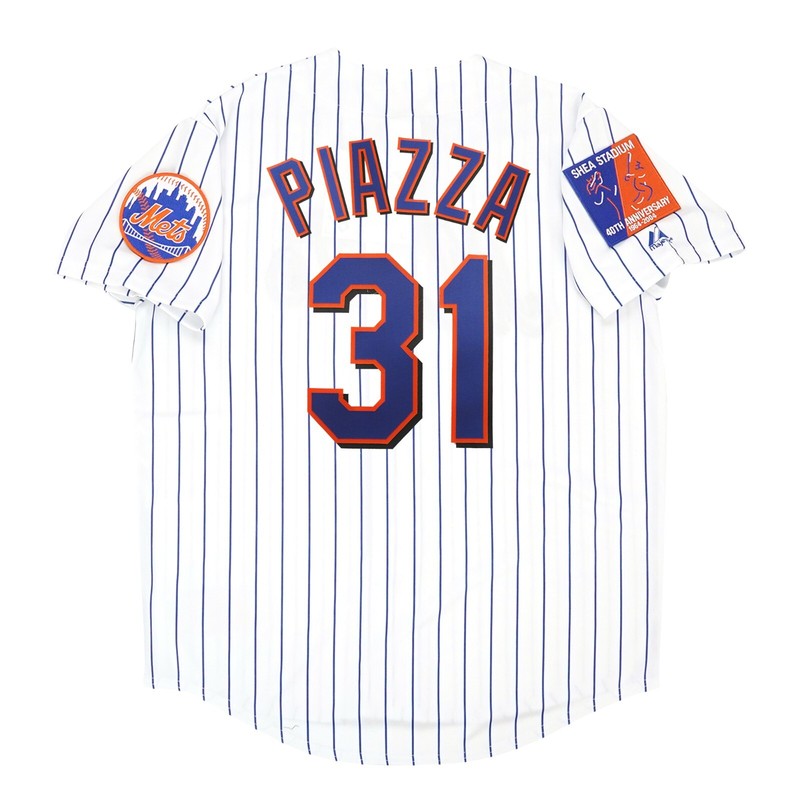 MP 2004 NYM Shea 40th Patch Home Road Alt Jersey