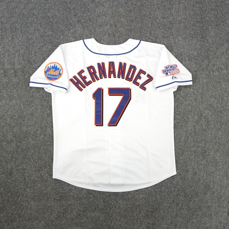 KH 1986 NYM WS Alternate White Jersey