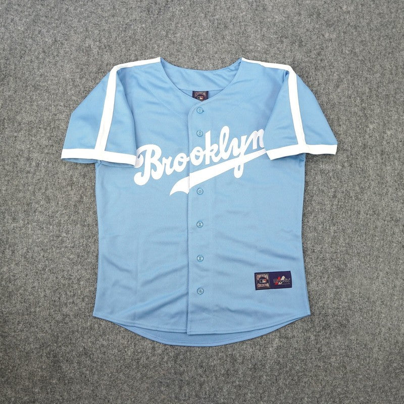 JR BD Cooperstown Blue Away Throwback Jersey