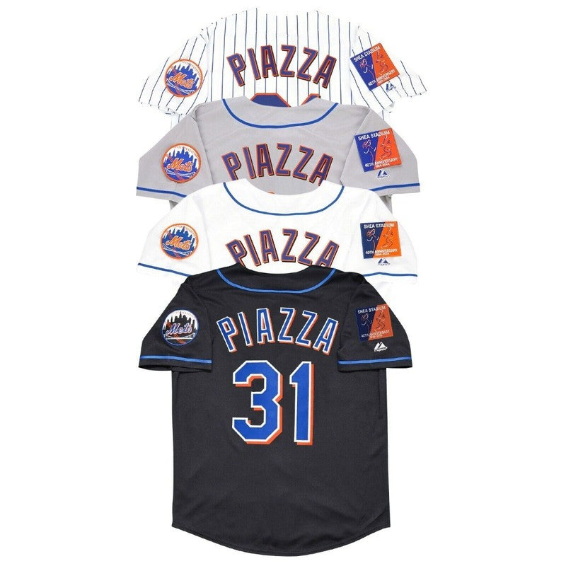 Mike Piazza 2004 New York Mets 2004 Baseball jersey retro stitched fan gear RTJ02048