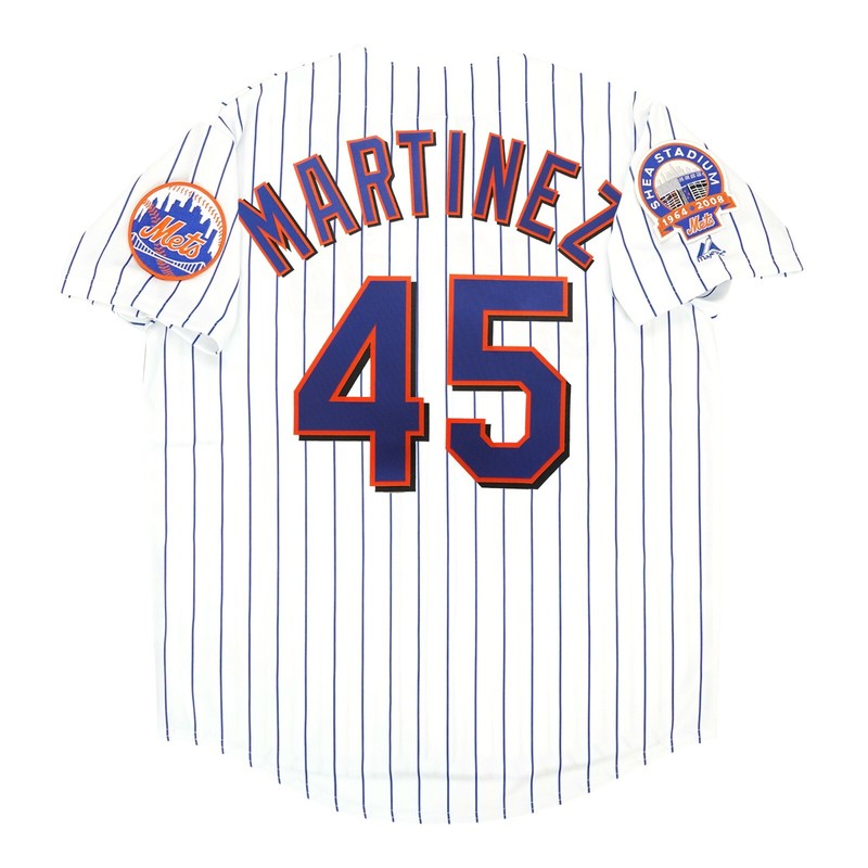 Pedro Martinez 2008 New York Mets 2008 Baseball jersey retro stitched fan gear RTJ02204