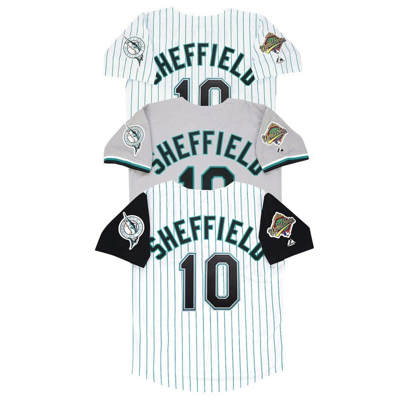 Gary Sheffield 1997 Florida Marlins 1997 Baseball jersey retro stitched fan gear RTJ02293