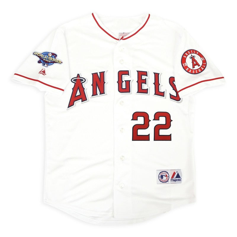 David Eckstein Los Angeles Angels 2002 Baseball jersey retro stitched fan gear RTJ02195