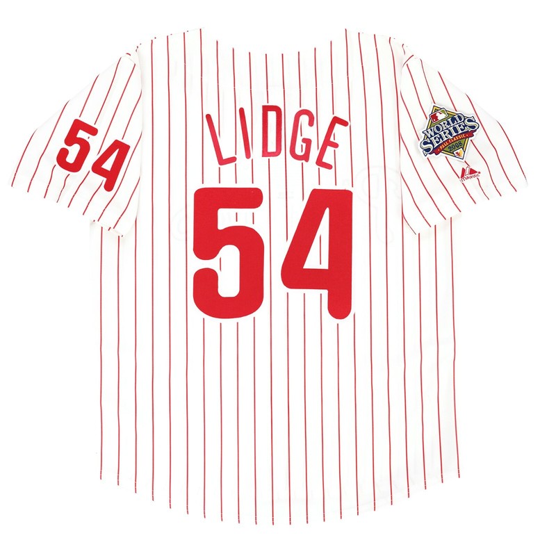 Brad Lidge 2008 Philadelphia Phillies 2008 Baseball jersey retro stitched fan gear RTJ02158