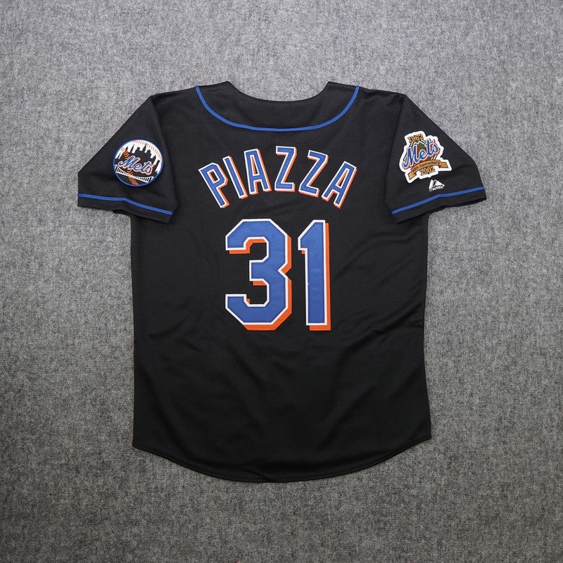 MP 2002 NYM 40th Anniversary Alternate Black Jersey