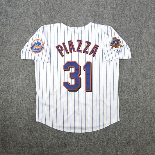 Mike Piazza 2002 New York Mets 2002 Baseball jersey retro stitched fan gear RTJ02205