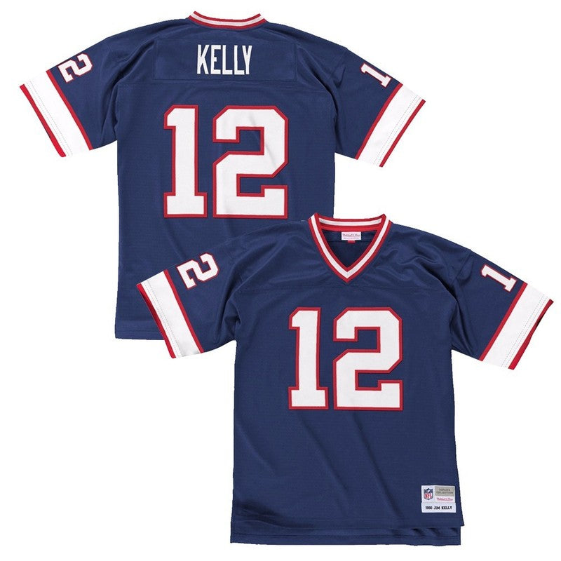 Jim Kelly 1990 Buffalo Bills 1990 Baseball jersey retro stitched fan gear RTJ02156