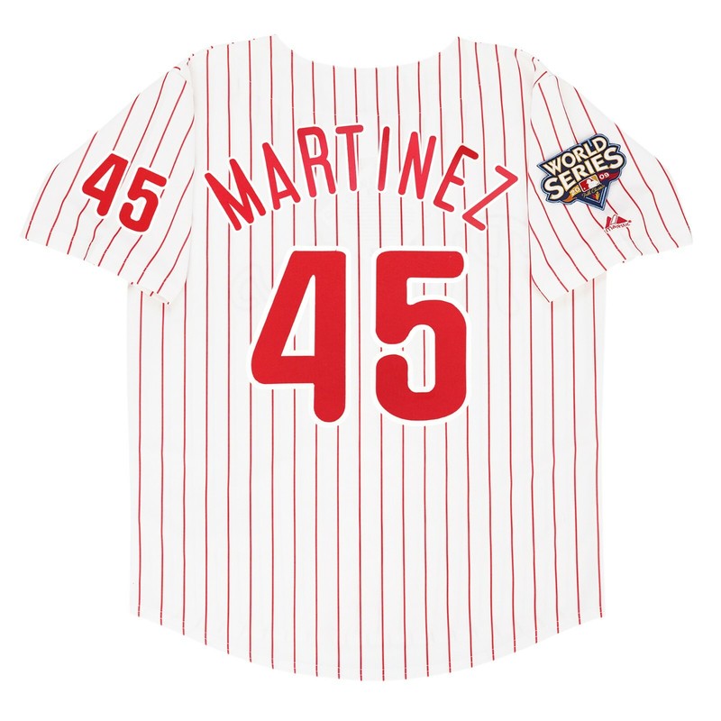 Pedro Martinez 2009 Philadelphia Phillies 2009 Baseball jersey retro stitched fan gear RTJ02092
