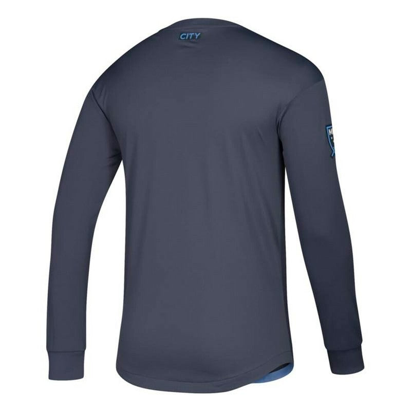 NY City FC Navy Blue On-Field Long Sleeve Jersey