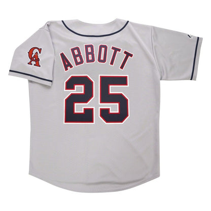 Jim Abbott California Angels Baseball jersey retro stitched fan gear RTJ02106
