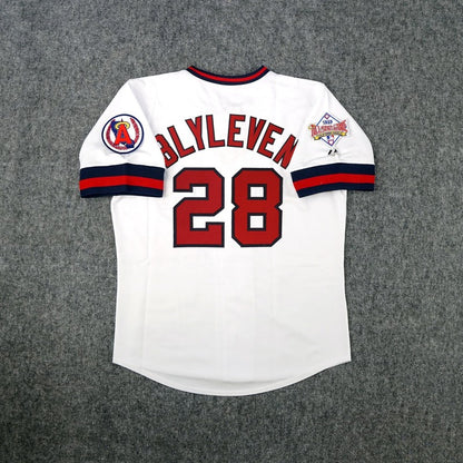 Bert Blyleven California Angels 1989 Baseball jersey retro stitched fan gear RTJ02033