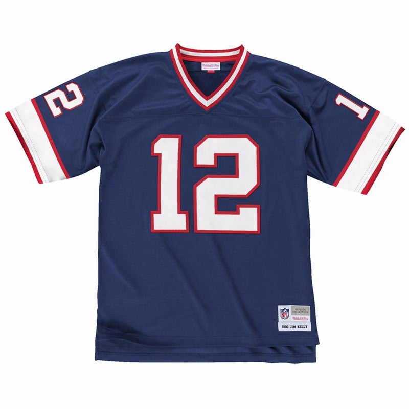 Jim Kelly 1990 Buffalo Bills 1990 Baseball jersey retro stitched fan gear RTJ02155