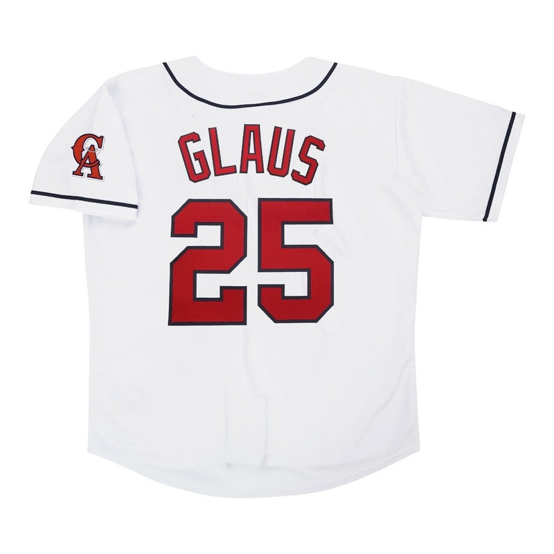TG CA Home White Throwback Jersey Team Patch