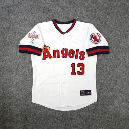 Lance Parrish California Angels 1989 Baseball jersey retro stitched fan gear RTJ02074