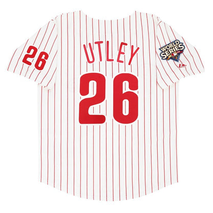 Chase Utley 2009 Philadelphia Phillies 2009 Baseball jersey retro stitched fan gear RTJ02157
