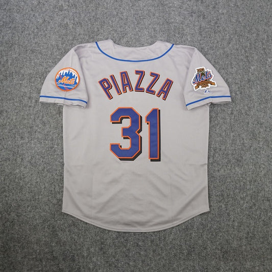 Mike Piazza 2002 New York Mets 2002 Baseball jersey retro stitched fan gear RTJ02117