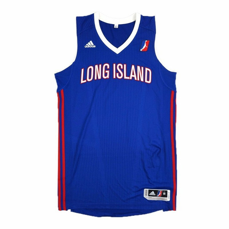 LI Nets On-Court Team Issued Pro Cut Blue Jersey