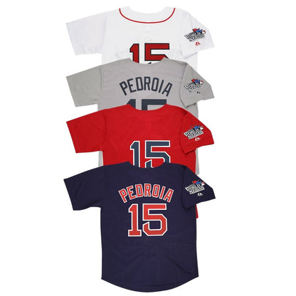 Dustin Pedroia 2013 Boston Red Sox 2013 Baseball jersey retro stitched fan gear RTJ02210