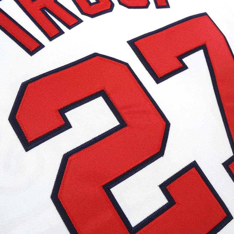 Mike Trout California Angels Baseball jersey retro stitched fan gear RTJ02232
