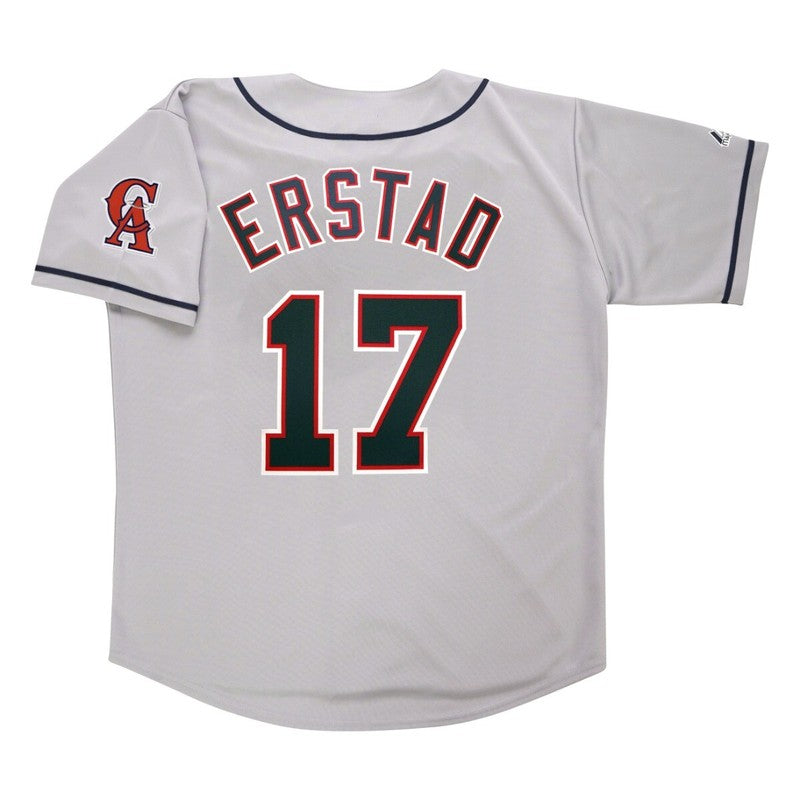 DE CA Grey Road Throwback Jersey Team Patch