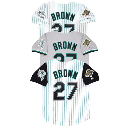 Kevin Brown 1997 Florida Marlins 1997 Baseball jersey retro stitched fan gear RTJ02180