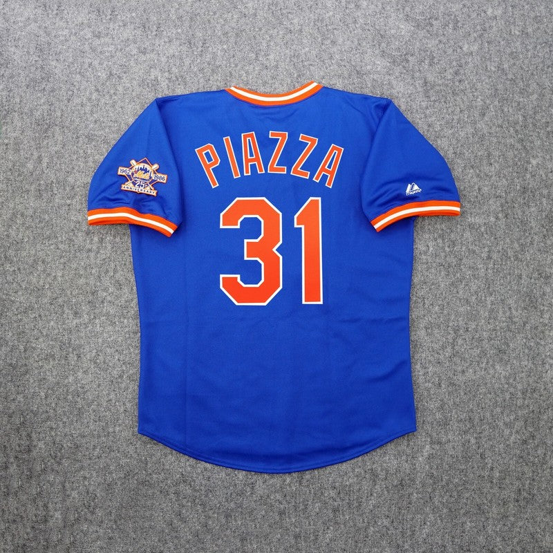 Mike Piazza 1986 New York Mets 1986 Baseball jersey retro stitched fan gear RTJ02094