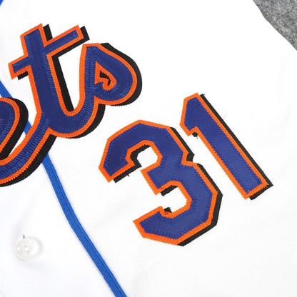 Mike Piazza 2002 New York Mets 2002 Baseball jersey retro stitched fan gear RTJ02062