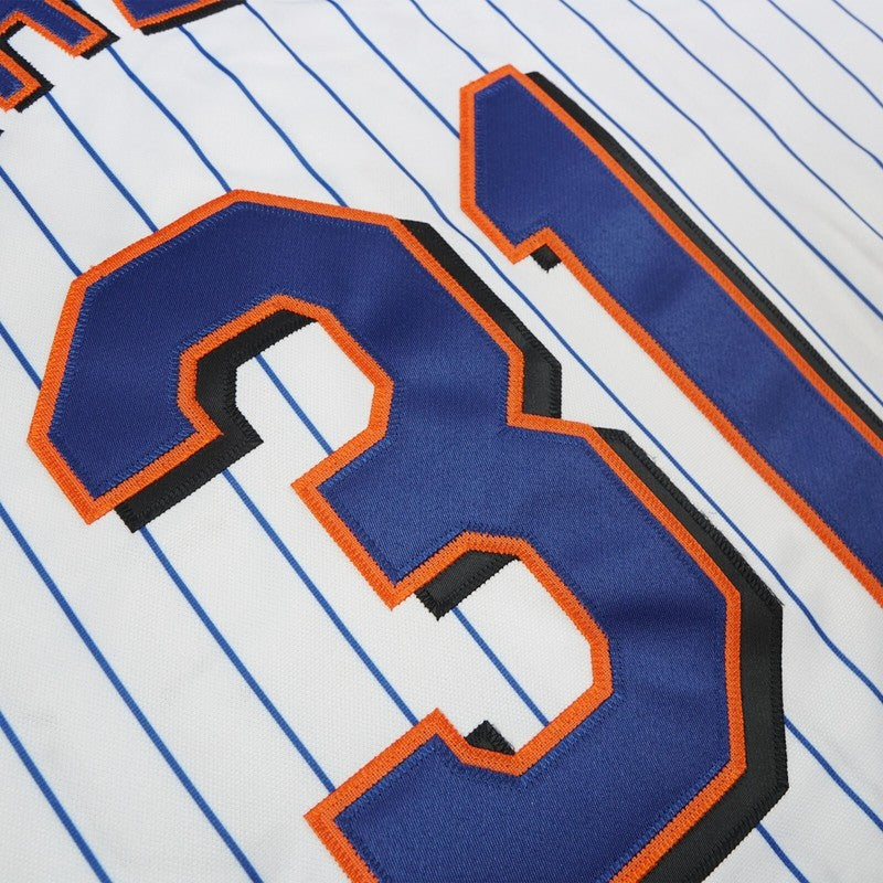 MP 2002 NYM 40th Anniversary Home White Jersey