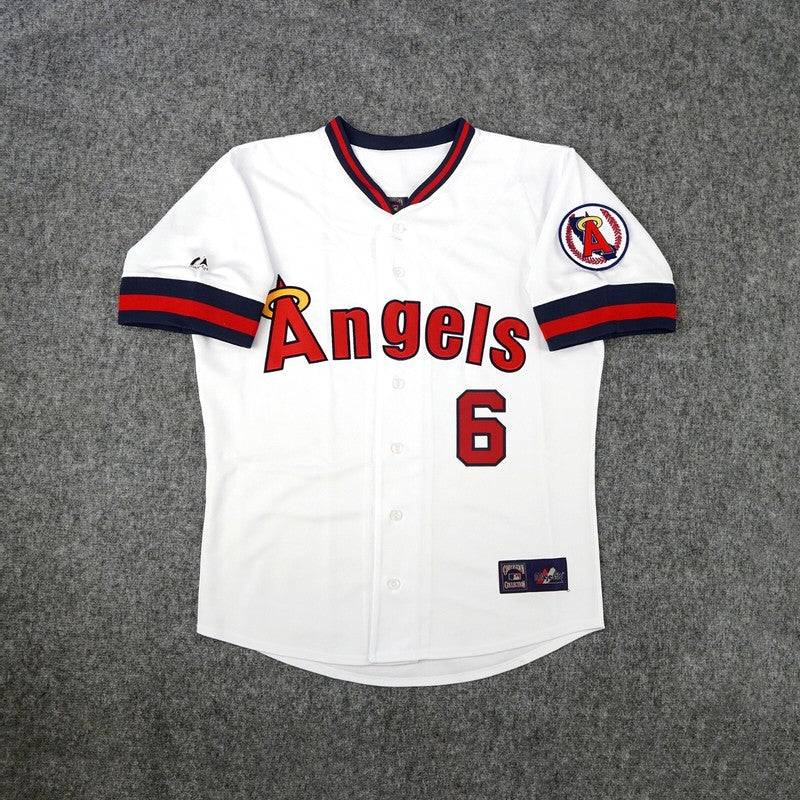 J T Snow California Angels Baseball jersey retro stitched fan gear RTJ02007