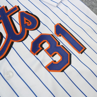 Mike Piazza 2002 New York Mets 2002 Baseball jersey retro stitched fan gear RTJ02205