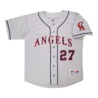 Mike Trout California Angels Baseball jersey retro stitched fan gear RTJ02171