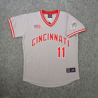 Barry Larkin 1990 Cincinnati Reds 1990 Baseball jersey retro stitched fan gear RTJ02080