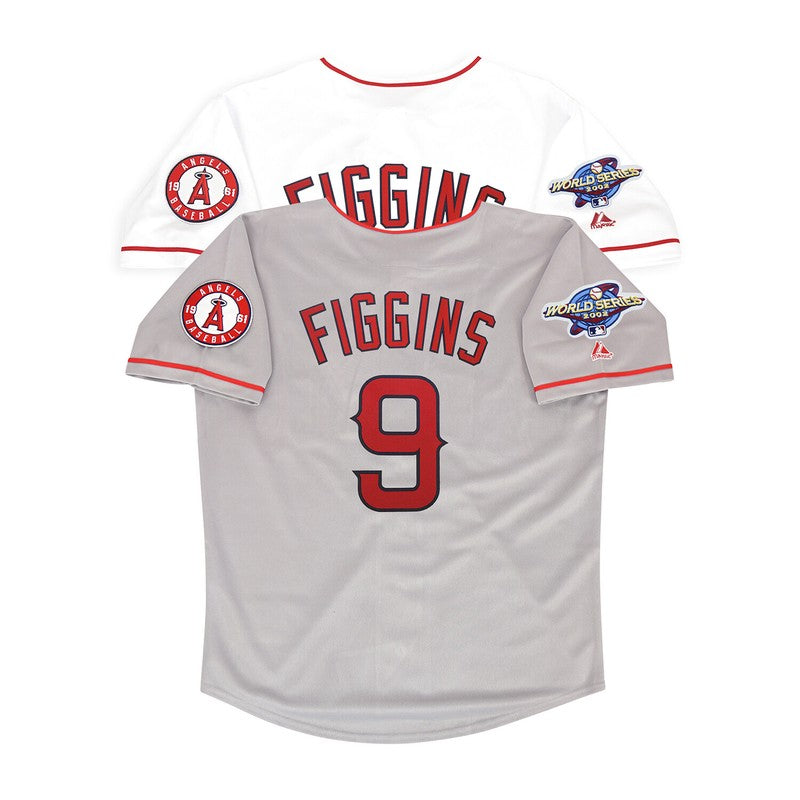Chone Figgins Los Angeles Angels 2002 Baseball jersey retro stitched fan gear RTJ02060