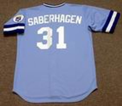 Bret Saberhagen Kansas City Royals 1985 Baseball jersey retro stitched fan gear RTJ01631