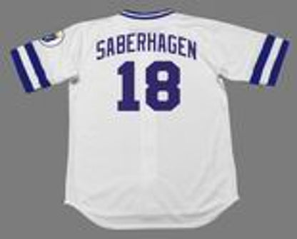Bret Saberhagen Kansas City Royals 1989 Baseball jersey retro stitched fan gear RTJ01630