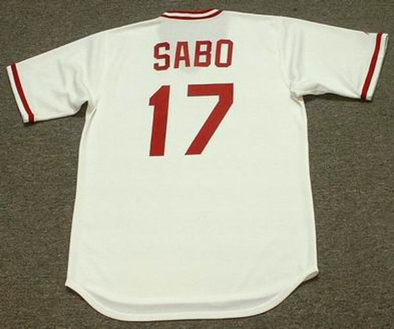 Chris Sabo Cincinnati Reds 1990 Baseball jersey retro stitched fan gear RTJ01428